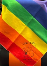 Guinea Pig Sanctuary Merch Rainbow Bandana United Wheek Scarf Headband Bright Co