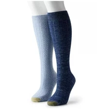 GOLD TOE Women's Lodge Collection Tuckstitch Knee High 2-Pack