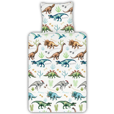 ESPiCO Bettwäsche Trendy Bedding Dinos Dinosaurier Tiermotiv Reptilien Renforcé