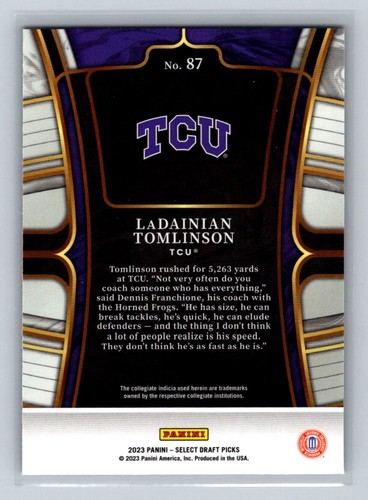 2023 PANINI SELECT DRAFT PICKS FOOTBALL STROUD - ROOKIES - LASER PRIZM - INSERT - Picture 219 of 315