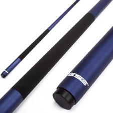 GSE Blue 58" 2-Piece Fiberglass Composite Billiard Pool Cue Stick for House/Bar