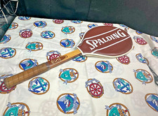 Vintage Spalding Specialist Frame Natural Wood Tennis Racquet