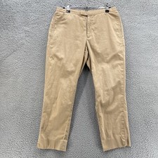 Vintage Ralph Lauren Sport Pants Women 6 Straight Beige Cotton Stretch Chino