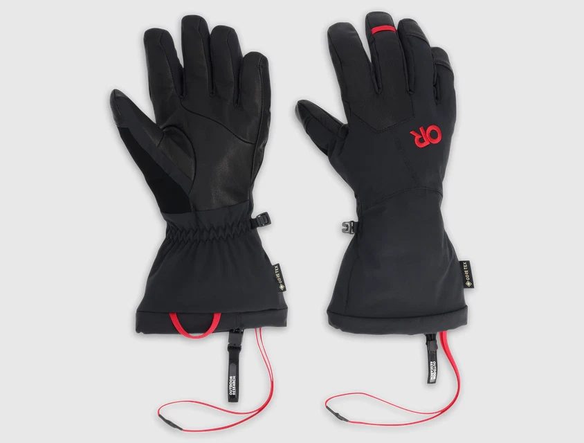 OR outdoor research MNS Arete 2 Modular Gore-Tex Gloves Black M NWT 3 in 1
