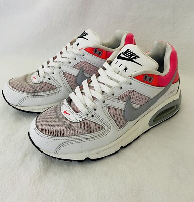 Nike Air Max Command Women 8.5 White Sneakers Athletic Sports Running Athleisure