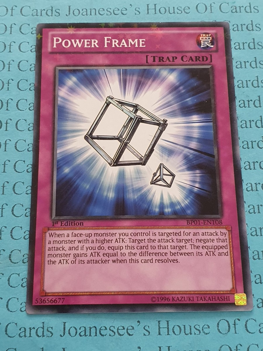 Yu-Gi-Oh! Power Frame Karte (BP01-EN108) - 1st Edition Common - Battle Pack: Epic Dawn Sammelkarte