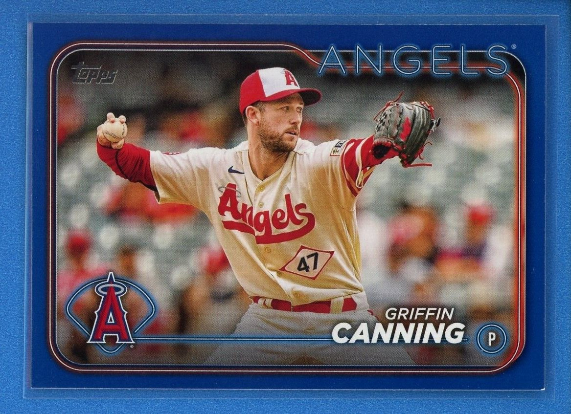 2024 Topps Series 1 Royal Blue Parallel Retail Exclusive #69 Griffin Canning