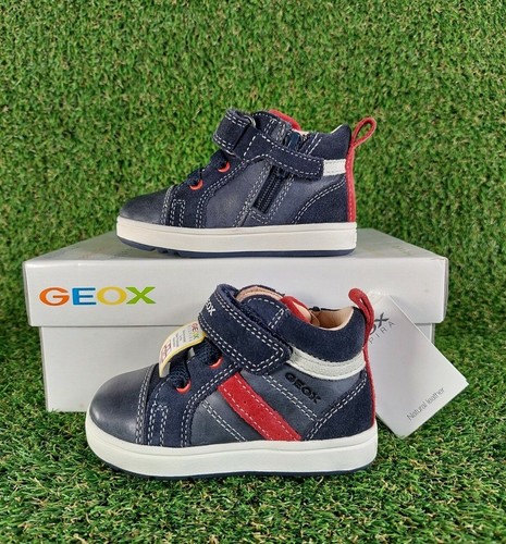 geox red trainers