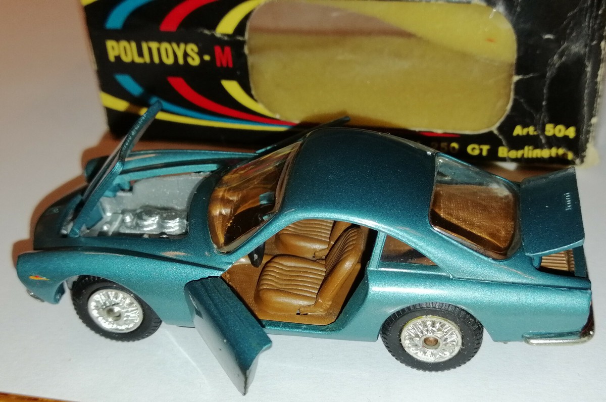 ★超希少 Politoys Ferrari 250 GT Berlinetta Politoys M art.504 Ferrari 250 GT Berlinetta 1a serie colore