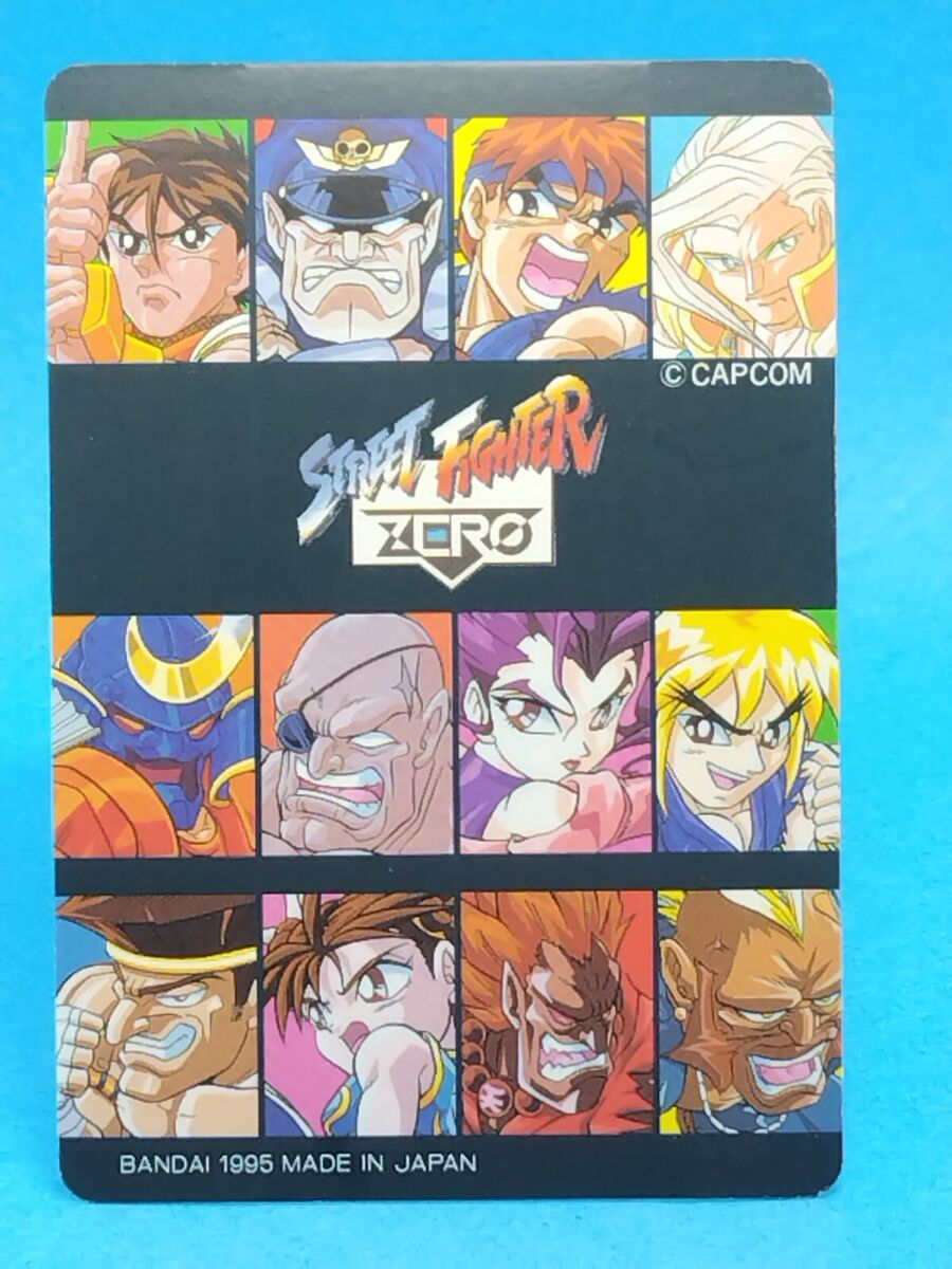 ROSE No.037 Street Fighter ZERO 1995 Carddas Trading Card ROSE No.037 Street Fighter ZERO 1995 Carddas Trading Card