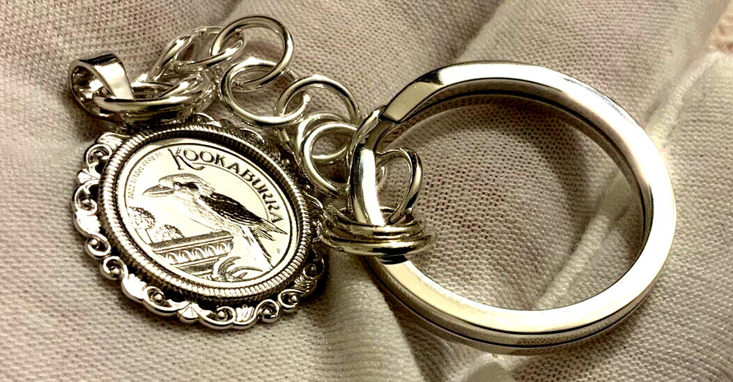 Kookaburra Pure *PLATINUM* Keychain (2022) (BU) 1/10 Oz. *All Components S925* eBay