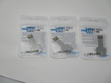 USB Key shape Flash Drive 64GB -Silver- Metal - USB 2.0/3.0 compatible
