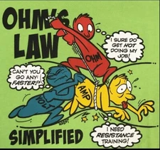 Ohm's Law Simplified Ham Radio T Shirt, Hip Ham Original T shirt, Math, Science