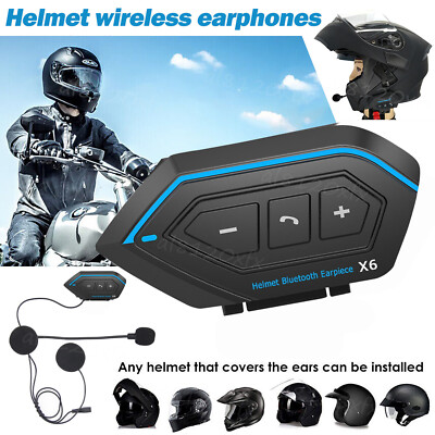 Bluetooth Helmet Headset Speaker Headphone Hands-free for Motorcycle Motorbike