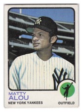 1973 Topps #132 Matty Alou New York Yankees