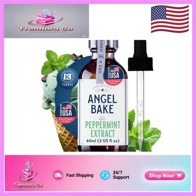 Flavorful 100% Pure Peppermint Extract - , Keto & Gluten-Free - 2 Oz Bottle