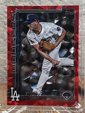 2025 Topps Update Evan Phillips RED FOILBOARD /5 #US18 Dodgers Rare Case Hit