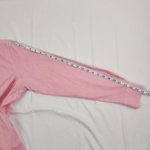 Brooks Brothers Dress Shirt Womens 16 Pink Long Sleeve Button Up Solid Tailored - Picture 3 of 7
