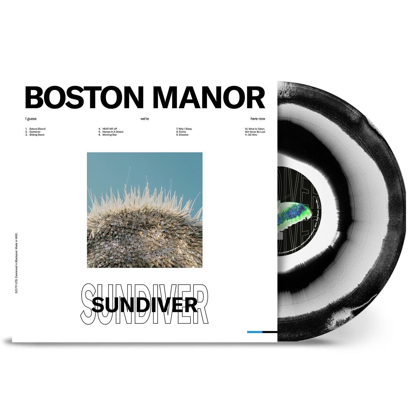 Boston Manor Sundiver (hmv Exclusive) Black White Corona Vinyl 12"" Album
