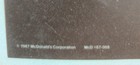 1987 McDonald's "McRibb" Translite sign 21.75" X21.75 Advertising Display  — photo 4