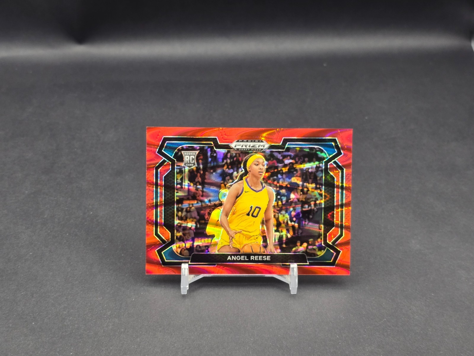 2024 Prizm Draft Picks #38 Angel Reese Variation Red Seismic Prizm /225