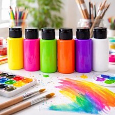 Acrylfarben-Set. 6 Farben je 60ml. Hochpigmen...