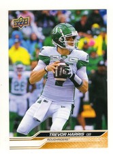 2024 UD CFL Trevor Harris Card #35 Saskatchewan Roughriders Edinboro