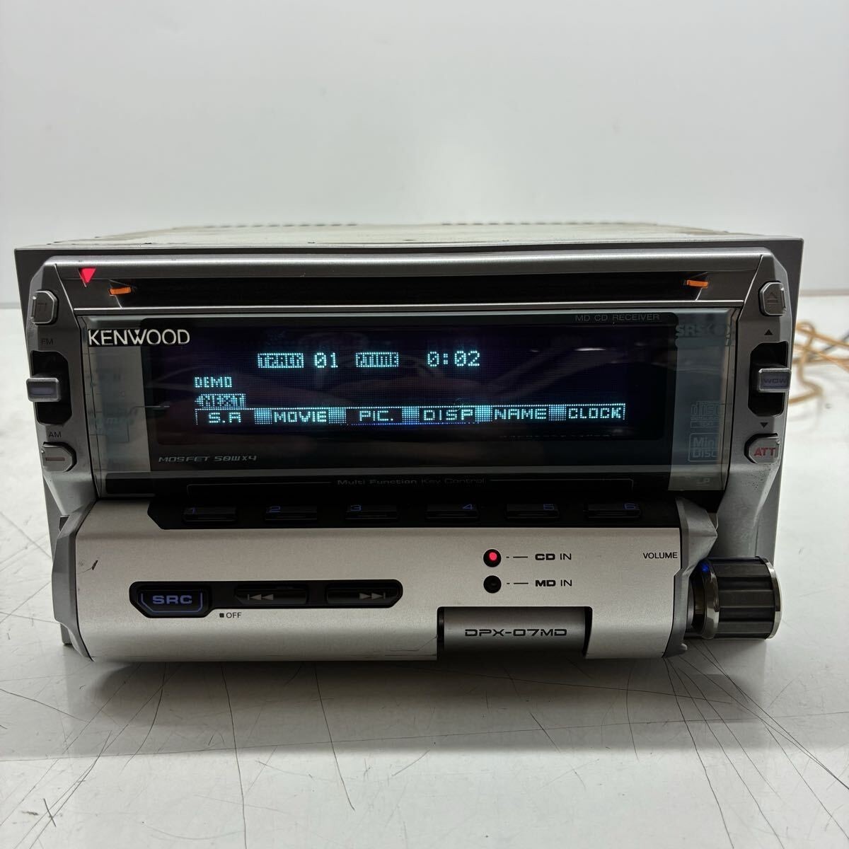 KENWOOD DPX-07MD CD・MD・カセットデッキ KENWOOD DPX-07MD 2Din Car Audio CD MD Player Receiver component