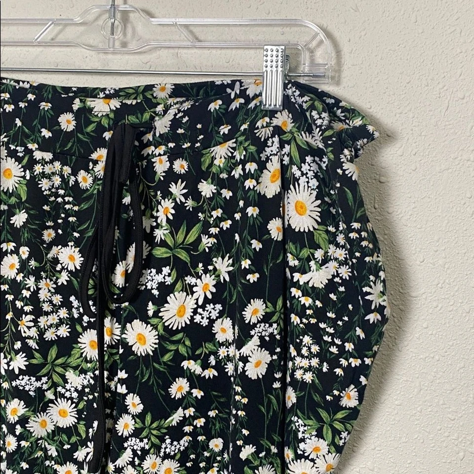 Cuddl Duds Black Floral Elastic Waist Pajama/Loungewear Pants Women's Size XL - Image 3 of 4