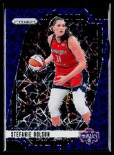 2024 Panini Prizm WNBA Stefanie Dolson Blue Velocity 34