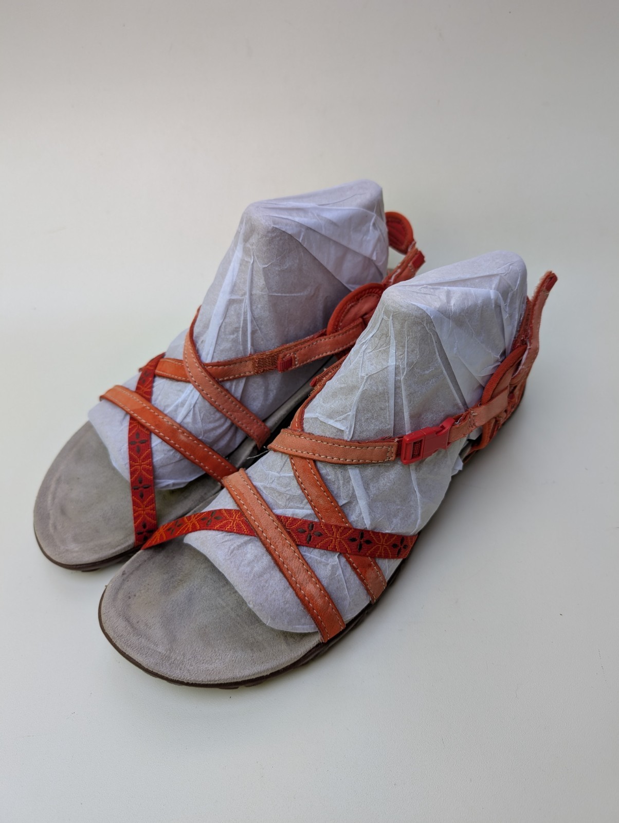 Merrell Sandalo Donna Sanremo Taglia 11 Outdoor Attivo Rosso Argilla Viaggio Escursione