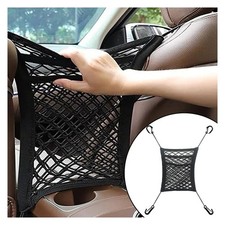 Universal Car 3 Layer Mesh Organizer Bag Auto Seat Back Pocket Stretch Net