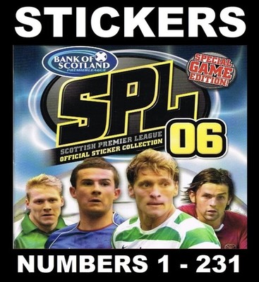 Panini SPL Scottish Premier League 2006 Football Sticker - 1 - 231