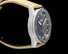 Blancpain 5000-1230-B52A Fifty Fathoms Bathyscaphe Titanium Black Dial 3