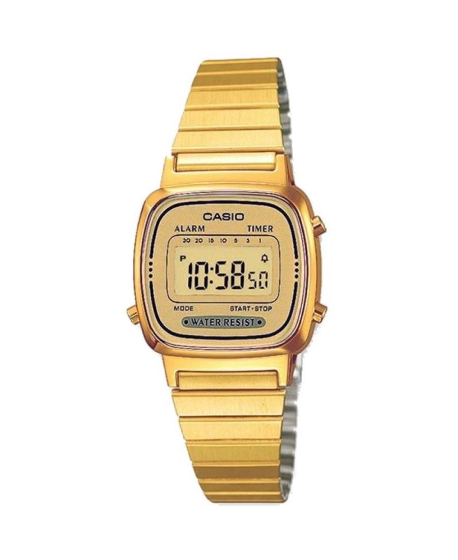 CASIO Child Digital Quartz Casual Watch Classic Dress Golden Dial  Waterproof Rec