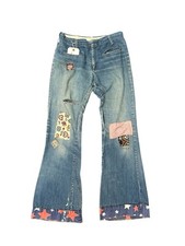 70s Hippie Patchwork Jeans RARE
