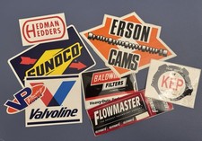 Lot 8 Racing Rare Glossy Sticker Decal Valvoline Erson Cams Hedman Vp Fuel
