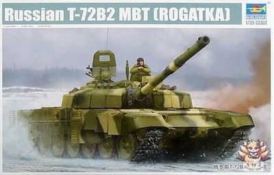 TRUMPETER 1/35 Russian T-72B2 Main Battle Tank Plastic Model Plastic Model