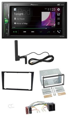 Pioneer MP3 DAB AUX 2DIN Bluetooth Car Stereo for Vauxhall Corsa C Meriva Signum Vect
