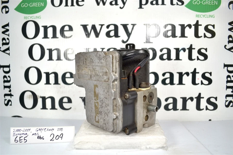 GMC Sonoma/Chevy S10 2000-2001 ABS módulo de control de bomba de freno antibloqueo 6E5 209 Foto 3 de 4