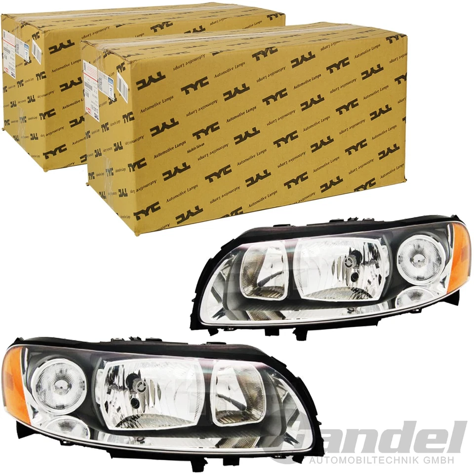 2x TYC H7/H9 SCHEINWERFER RECHTS+LINKS für VOLVO S60 I V70 II XC70 AB 2005