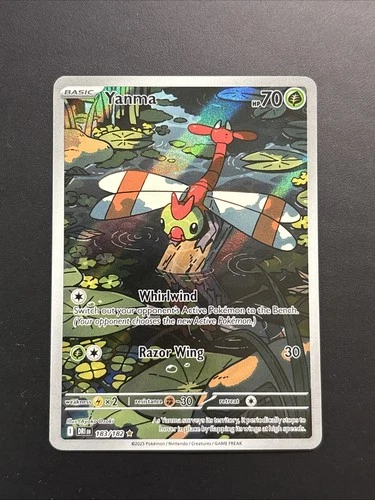 Yanma 183/182 Illustration Rare Destined Rivals Pokemon NM