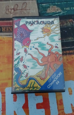 Pakacuda (Rabbit 1986) Commodore 64 (Tape, Manual, Box) works 8-bit classic C64