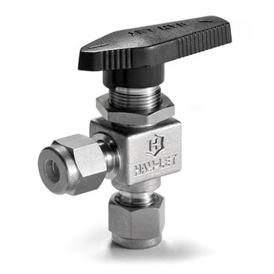 Ham-Let H-800S-Ss-L-1/4-A Manual 2-Way Ball Valve, Let-Lok, Ss