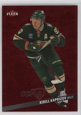 2025 Upper Deck Fleer Ultra Medallions Ruby Red 4/50 Kirill Kaprizov #M-17 1p21