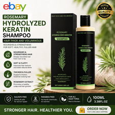 Tgideas Organic Rosemary Hair Growth Shampoo for Women and Men-Natural Thick UK