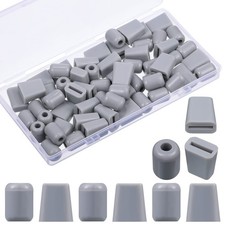 60 Pcs Rubber Sink Rack Feet for Grid Sink Protector 22.5 mm 15 mm Kitchen W