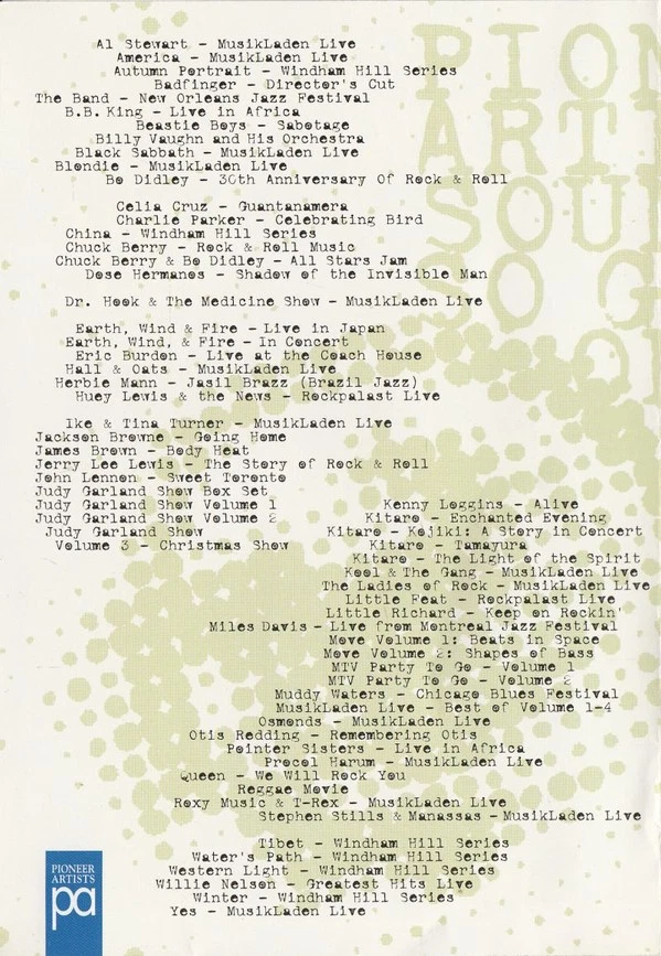 Little Feat - Rockpalast Live (DVD) (Near Mint (NM or M-)) - 3932930107 - Image 2 of 4