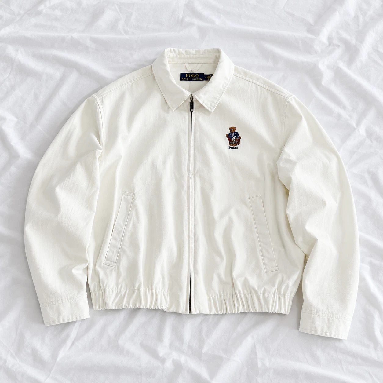 Ralph Lauren Polo Bear Jacket Exclusive Blouson in White - product detail image 2