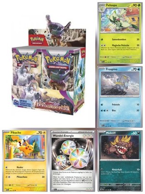 Pokemon Evolutions in Paldea PAL DE Common + Uncommon Single Cards NM Sleeved